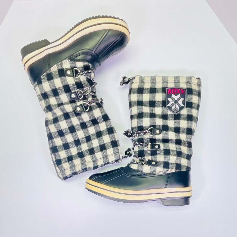 Roxy Women Winter Snow Insulated Knit Boots Size 8 Warm Waterproof Comfort